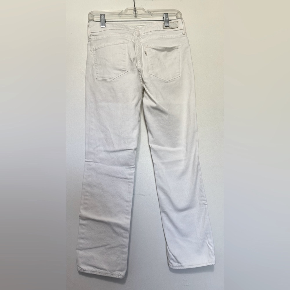 Levi's White Straight Leg Jeans - never worn - Picture 9 of 12